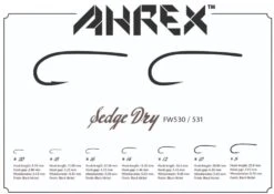 Ahrex FW531 Sedge Dry Barbless -Visserijmeesterwinkel Ahrex FW531 Sedge Dry Barbless AFW531 XX 530 531