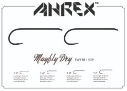 Ahrex FW539 Mayfly Dry Barbless Hooks -Visserijmeesterwinkel Ahrex FW539 Mayfly Dry Barbless Hooks AFW539 XX ahrex 538 3