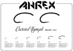 Ahrex FW540 Curved Nymph -Visserijmeesterwinkel Ahrex FW540 Curved Nymph AFW540 XX 540 541