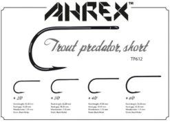 Ahrex TP612 Trout Predator Streamer Short Hooks -Visserijmeesterwinkel Ahrex TP612 Trout Predator Streamer Short Hooks atp612 XX tp612 3