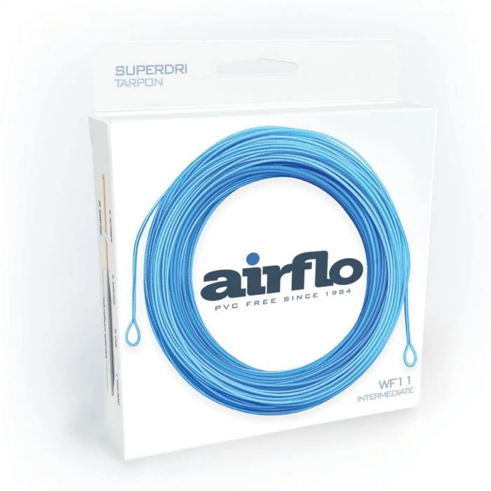 Airflo Super DRI Tarpon Intermediate 1.5 Inch Per Sec Clear Blue Fly Line 1 Airflo Super DRI Tarpon Intermediate 1.5 Inch Per Sec Clear Blue Fly Line