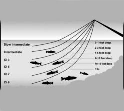 Airflo Ridge Clear Delta WF Fast Intermediate Fly Line -Visserijmeesterwinkel Airflo20Sink20Chart20BW