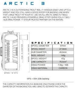 Alfa Arctic Reel Lava Red 23 Alfa Arctic Reel Lava Red -Visserijmeesterwinkel Alfa Arctic Reel Lava Red ALFAARCTLR XXX arctic reel specs 3