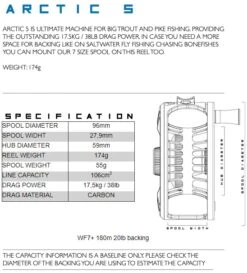 Alfa Arctic Reel Lava Red 24 Alfa Arctic Reel Lava Red -Visserijmeesterwinkel Alfa Arctic Reel Lava Red ALFAARCTLR XXX arctic reel specs 5