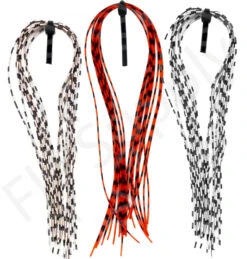 Black Barred Rubber Legs