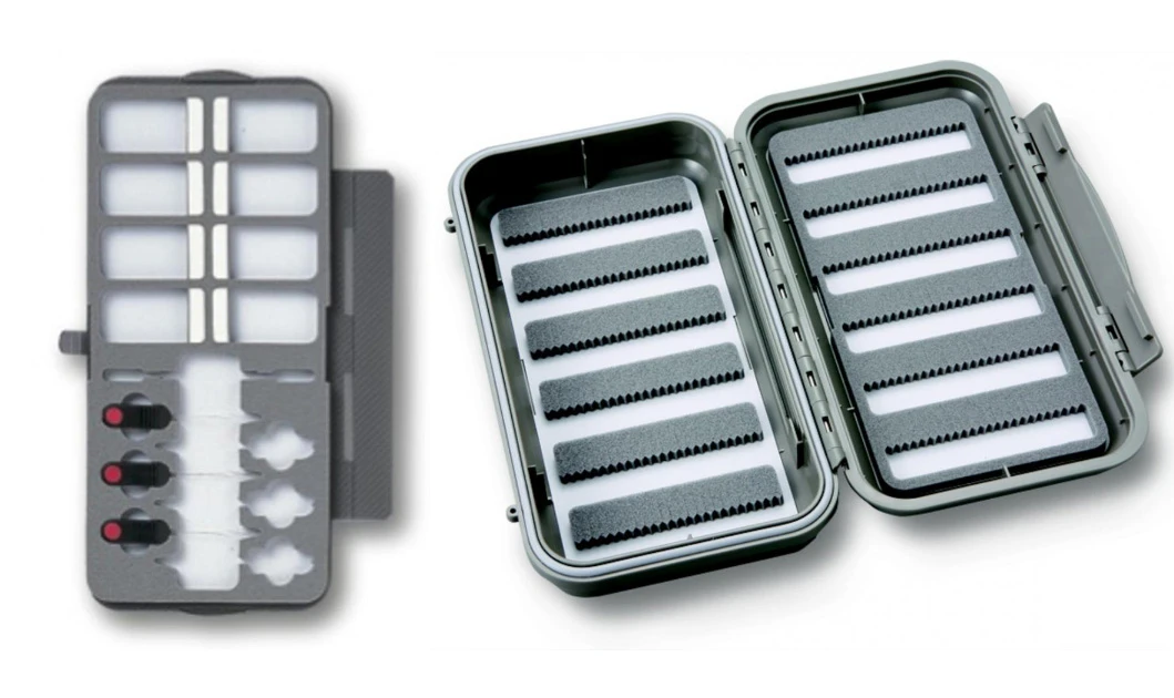 C&F 12 Row Waterproof Large Fly Case Light Grey Loaded - CFA-3500MF 1 C&F 12 Row Waterproof Large Fly Case Light Grey Loaded - CFA-3500MF