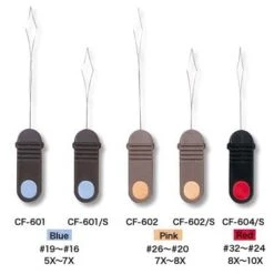 C&F Spare Threaders Midge Size Short - CF-602/S -Visserijmeesterwinkel CF Spare Threaders Midge size Short CF 602S CF 602S cf overzicht