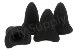 Cascade Diver Foam Heads Large 4pc -Visserijmeesterwinkel Cascade Diver Foam Heads Large 4pc FS TYING CDFH X black