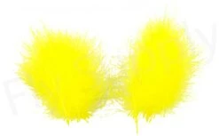 Cul De Canard (CDC) Large Super Select 50pc Feathers -Visserijmeesterwinkel Cul de Canard CDC Large Super Select 50pc Feathers CDS XXX fluo yellow