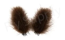 Cul De Canard (CDC) Large Super Select 50pc Feathers -Visserijmeesterwinkel Cul de Canard CDC Large Super Select 50pc Feathers CDS XXX mahogany brown