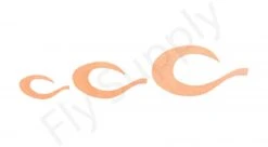 Curly Wiggle Tails Rusty Orange