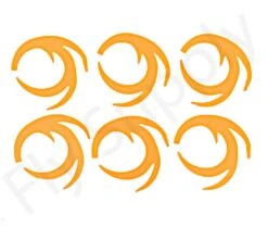 Dragon Tails Medium 6pc Original Pacchiarini's -Visserijmeesterwinkel Dragon Tails Medium 6pc Original Pacchiarinis FSTYING DTM X dsc09702 bewerkt