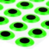 3D Epoxy Eyes Fluo Green 20pc
