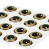 3D Epoxy Eyes Realistic Gold 16pc