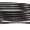 Eumer Plastic Tubing Hard Black 1 Meter