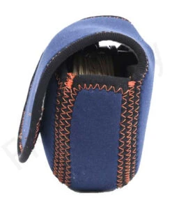 Euro Flies Sheep Skin Reel Bag Black/Blue -Visserijmeesterwinkel Euro Flies Sheep Skin Reel Bag BlackBlue EF REELPOUCH XXX reel bag4