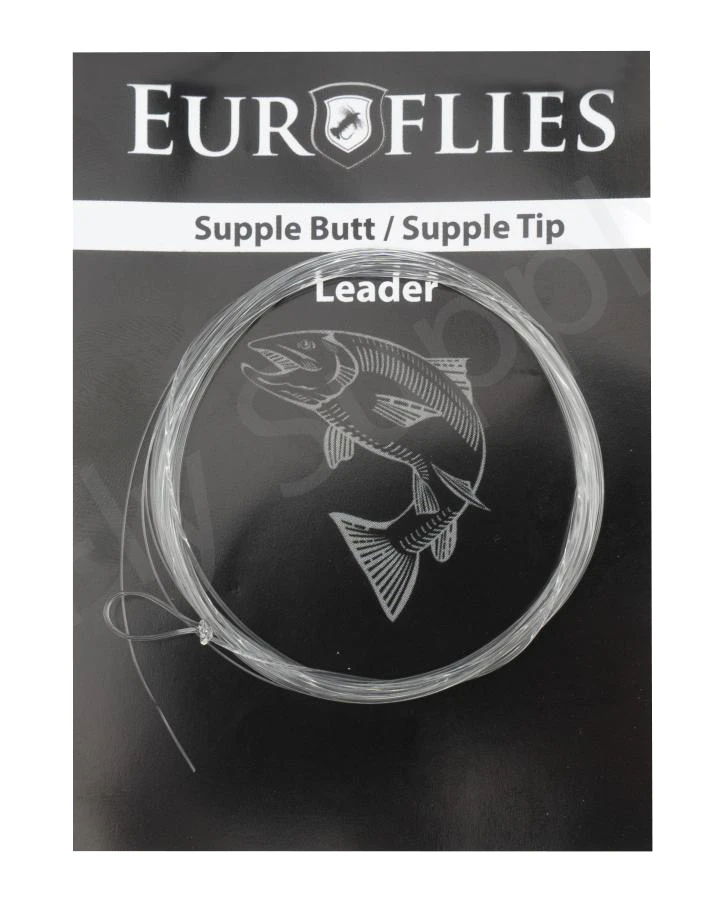 Euro Flies Supple Butt Tapered Leader 9ft 1 Euro Flies Supple Butt Tapered Leader 9ft