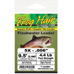 Frog Hair Supple Butt Fresh Water Leader 7,5 Ft