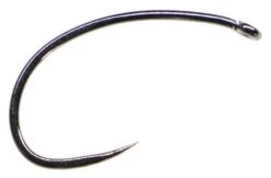 Fulling Mill Czech Nymph Barbless Black Nickel Hooks 50pc