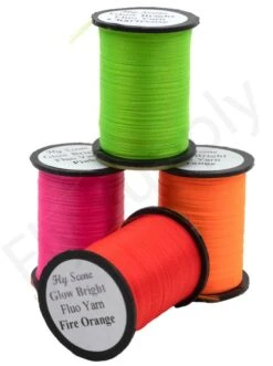 Glow Bright Floss Fluo On Spools