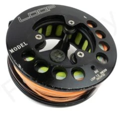 Loop Model 4 Salmon Reel Including Spare Spool - DEMO Model -Visserijmeesterwinkel Loop Model 4 Salmon Reel Including Spare Spool DEMO Model LOOPDEMO REELSPOOL dsc06739