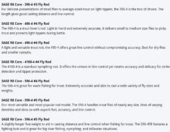 Sage R8 Core Fly Rods -Visserijmeesterwinkel Sage R8 Core Fly Rods 03 1600 XX size chart 1