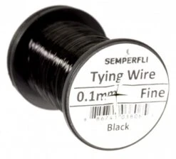 Semperfli Ultra Thin 0.1mm Wire On Spool -Visserijmeesterwinkel Semperfli Ultra Thin 01mm Wire On Spool UT01WIRE XXX finewire black