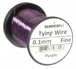 Semperfli Ultra Thin 0.1mm Wire On Spool -Visserijmeesterwinkel Semperfli Ultra Thin 01mm Wire On Spool UT01WIRE XXX finewire purple