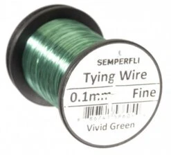 Semperfli Ultra Thin 0.1mm Wire On Spool -Visserijmeesterwinkel Semperfli Ultra Thin 01mm Wire On Spool UT01WIRE XXX finewire vivid green