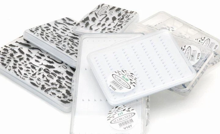 Vision Slim Fish Camo Fly Box Medium 2 Vision Slim Fish Camo Fly Box Medium - Afbeelding 2