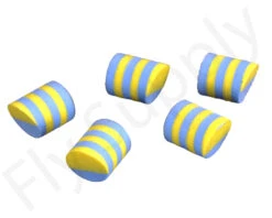 Sybai Simple Popper 14mm Duo Tone 5pc -Visserijmeesterwinkel Sybai Simple Popper 14mm Duo Tone 5pc SYBAI SPDT X popper yellow blue wm