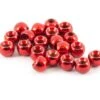 Tungsten Beads Red Metallic 25pc