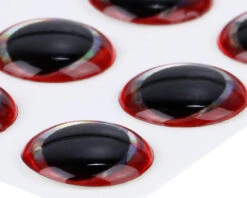 Ultra 3D Epoxy Eyes Red 20pc