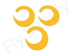 Wiggle Tails Jumbo Slim 3pc Original Pacchiarini's -Visserijmeesterwinkel Wiggle Tails Jumbo Slim 3pc Original Pacchiarinis FSTYING WTJS X 13. fluo orange