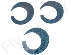 Wiggle Tails Jumbo Slim 3pc Original Pacchiarini's -Visserijmeesterwinkel Wiggle Tails Jumbo Slim 3pc Original Pacchiarinis FSTYING WTJS X 3.holographic black