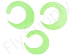 Wiggle Tails Jumbo Slim 3pc Original Pacchiarini's -Visserijmeesterwinkel Wiggle Tails Jumbo Slim 3pc Original Pacchiarinis FSTYING WTJS X 5. chartreuse