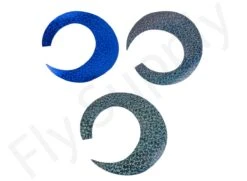 Wiggle Tails Jumbo Slim 3pc Original Pacchiarini's -Visserijmeesterwinkel Wiggle Tails Jumbo Slim 3pc Original Pacchiarinis FSTYING WTJS X 8. hologaphic black blue