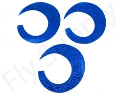 Wiggle Tails Jumbo Slim 3pc Original Pacchiarini's -Visserijmeesterwinkel Wiggle Tails Jumbo Slim 3pc Original Pacchiarinis FSTYING WTJS X 9. holographic blue