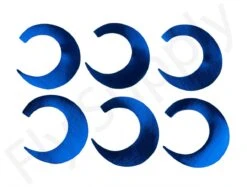 Wiggle Tails Medium 6pc Original Pacchiarini's -Visserijmeesterwinkel Wiggle Tails Medium 6pc Original Pacchiarinis FSTYING WTM X blue