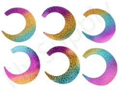 Wiggle Tails Medium 6pc Original Pacchiarini's -Visserijmeesterwinkel Wiggle Tails Medium 6pc Original Pacchiarinis FSTYING WTM X rainbow