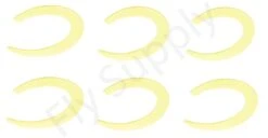 Wiggle Tails Medium 6pc Original Pacchiarini's -Visserijmeesterwinkel Wiggle Tails Medium 6pc Original Pacchiarinis FSTYING WTM X yellow skin