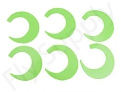 Wiggle Tails XL 6pc Original Pacchiarini's -Visserijmeesterwinkel Wiggle Tails XL 6pc Original Pacchiarinis FSTYING WTXL X chartreuse