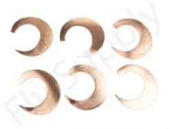 Wiggle Tails XL 6pc Original Pacchiarini's -Visserijmeesterwinkel Wiggle Tails XL 6pc Original Pacchiarinis FSTYING WTXL X copper