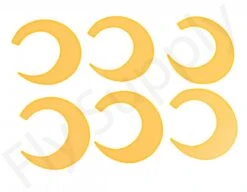 Wiggle Tails XL 6pc Original Pacchiarini's -Visserijmeesterwinkel Wiggle Tails XL 6pc Original Pacchiarinis FSTYING WTXL X fluo orange