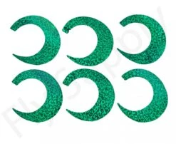 Wiggle Tails XL 6pc Original Pacchiarini's -Visserijmeesterwinkel Wiggle Tails XL 6pc Original Pacchiarinis FSTYING WTXL X holographic green