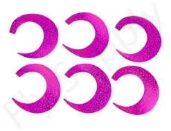 Wiggle Tails XL 6pc Original Pacchiarini's -Visserijmeesterwinkel Wiggle Tails XL 6pc Original Pacchiarinis FSTYING WTXL X holographic pink