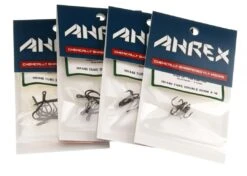 Ahrex HR440 Tube Double Hooks -Visserijmeesterwinkel ahrex20hr44020tube20double20 20black20nickel20finish20 20group20picture20 20all20sizes