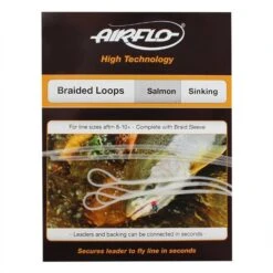 Airflo Braided Loops Salmon Sinking Clear & Black 5pc