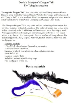 Cascade Micro Dragon Tails 5pc 31 Cascade Micro Dragon Tails 5pc -Visserijmeesterwinkel dragon20tails20tying20tips201